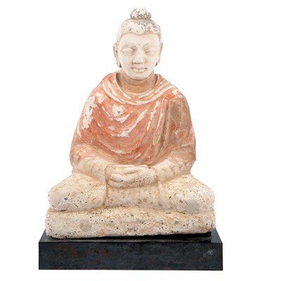 Lot 25 - Ghandaran Stucco Figure of Buddha 1st-2nd...