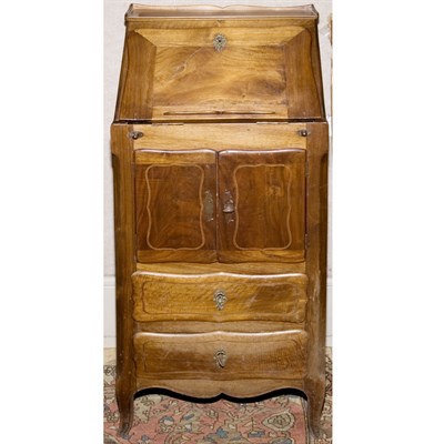 Lot 201 - Louis XV Style Walnut Secretary Height 39...