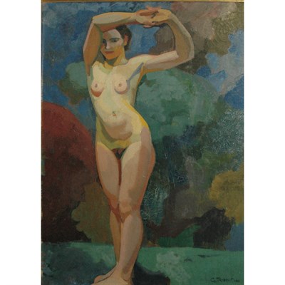 Lot 81 - Georges-Henri Tribout French, 1884-1962 Female...
