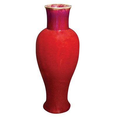 Lot 476 - Chinese Sang de Boeuf Porcelain Vase 19th...