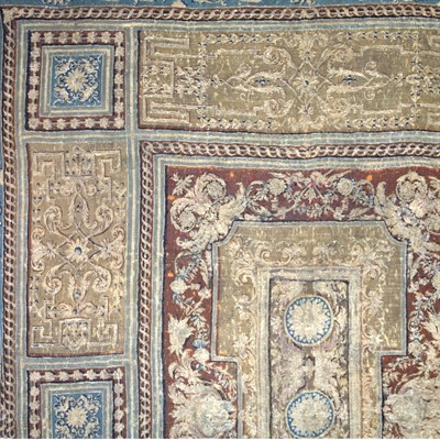 Lot 758 - Aubusson Rug France, last quarter of the 19th...