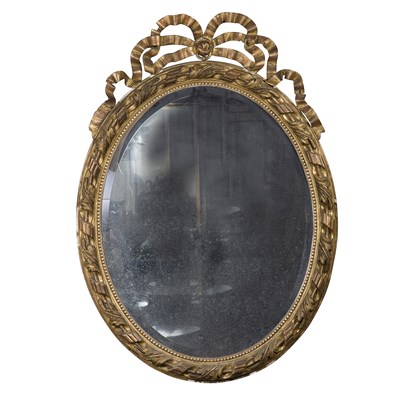 Lot 310 - Louis XV Style Gilt-Wood Mirror Height 41...