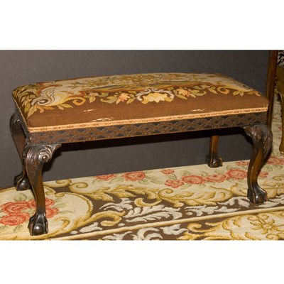 Lot 142A - George III Style Mahogany Bench Height 19...