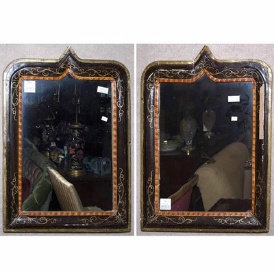 Lot 336 - Pair of Italian Style Painted Mirrors Height...