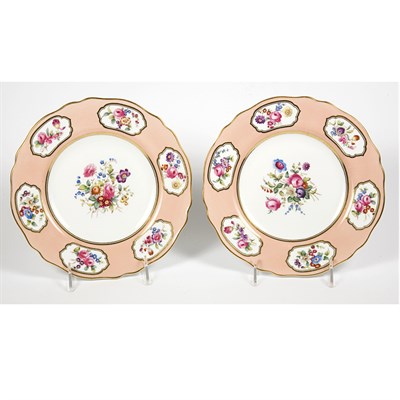 Lot 457 - Set of Twelve Spode Copeland Porcelain Dessert...