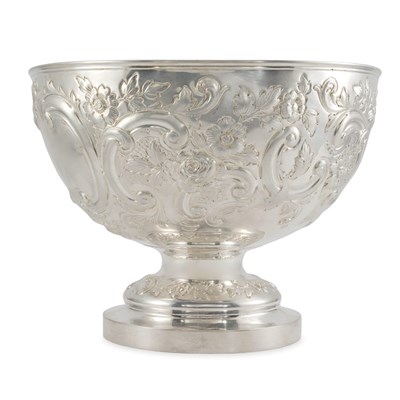 Lot 225 - Victorian Silver Punch Bowl William & John...