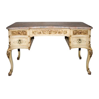 Lot 176 - Transitional Louis XV/XVI Style Carved and...