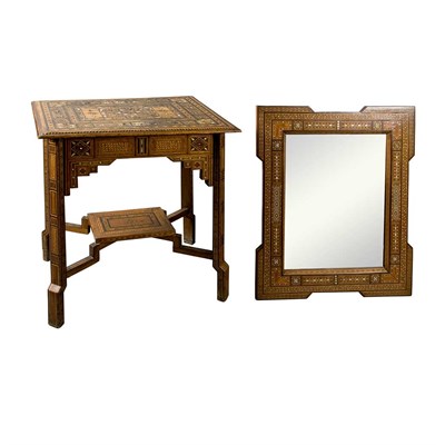 Lot 160 - Moroccan Mother-of-Pearl and Parquetry Inlaid...