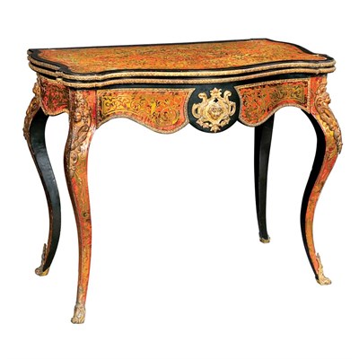 Lot 566 - Napoleon III Gilt-Metal Mounted and Brass and...
