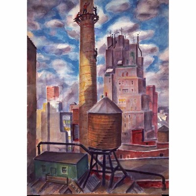 Lot 38 - Bertram Hartman American, 1882-1960 Painting...