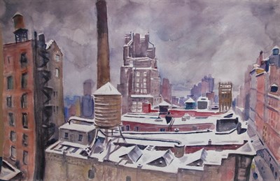Lot 43 - Bertram Hartman American, 1882-1960 (i) Snowy...