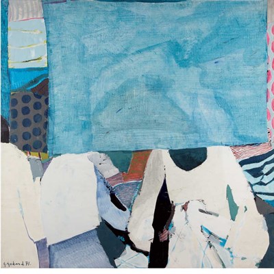 Lot 18 - Gabriel Godard French, b. 1933 Laveuses, 1971...