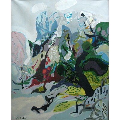 Lot 33 - Gabriel Godard French, b. 1933 Automne, 1969...
