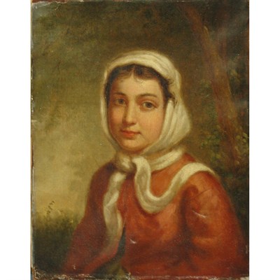 Lot 37 - Attributed to George Henry Hall Young Woman...