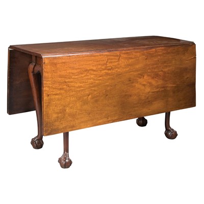 Lot 138 - Chippendale Mahogany Drop-Leaf Table...