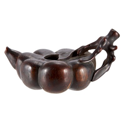 Lot 188 - Chinese Zitan Waterdropper 19th Century Of...