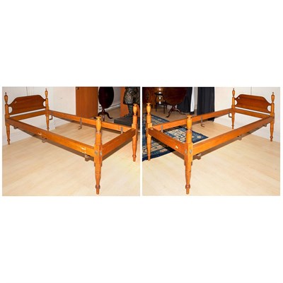 Lot 126 - Pair of Federal Style Mahogany Twin Size...