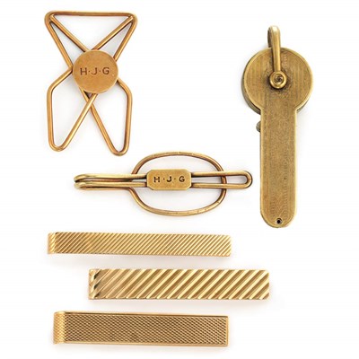 Lot 266 - Group of Gentleman's Gold Items
