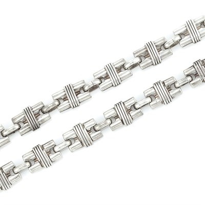 Lot 242 - Sterling Silver Chain Necklace, Tiffany & Co.