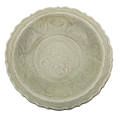 Lot 102 - Chinese Celadon Glazed Dish Ming Dynasty The...