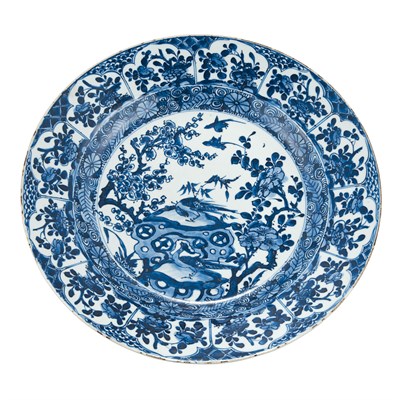 Lot 428 - Chinese Blue and White Glazed Porcelain...