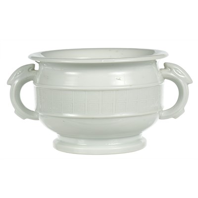 Lot 101 - Chinese Blanc de Chine Censer 18th Century The...