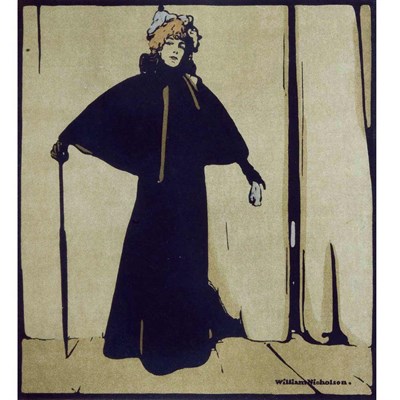Lot 56 - William Nicholson SARAH BERNHARDT Color...