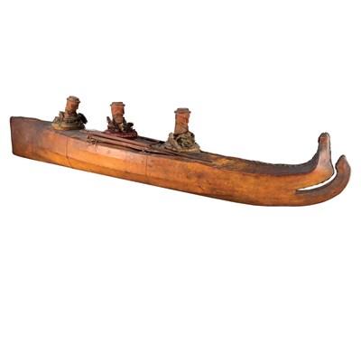 Lot 99 - Northwest Coast Deer Hide, Wood and Other...