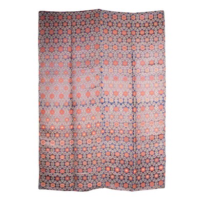 Lot 210 - Chinese Silk Textile Panel 19th Century...