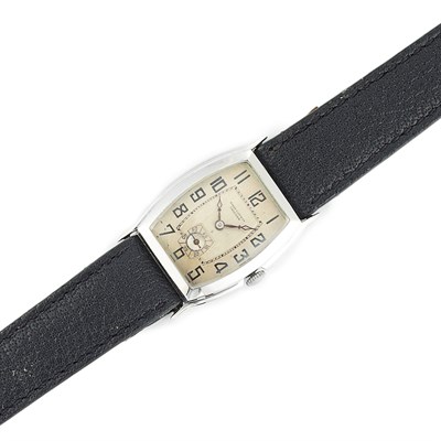 Lot 753 - Gentleman's Stainless Steel Tonneau Wristwatch, Rolex