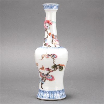Lot 479 - Chinese Famille Rose Enameled Vase 20th...