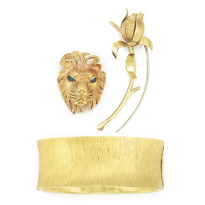 Lot 97 - Group of Gold Jewelry