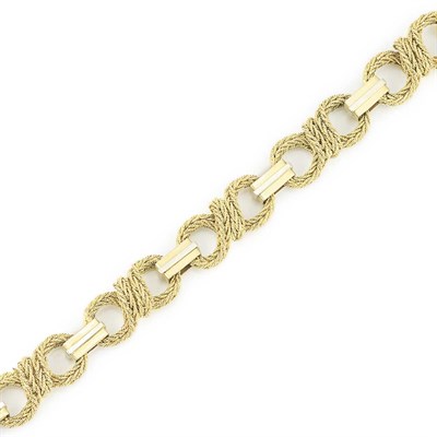Lot 69 - Two-Color Gold Bracelet