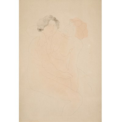 Lot 92 - After Auguste Rodin [LOVERS] Color print....