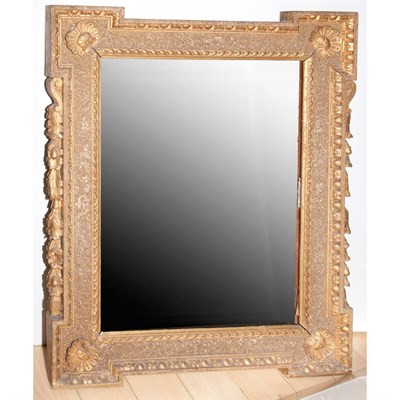Lot 136 - George II Style Gilt-Wood Mirror 19th Century...