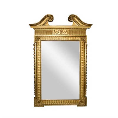 Lot 402 - George II Style Gilt-Wood Mirror Height 29...