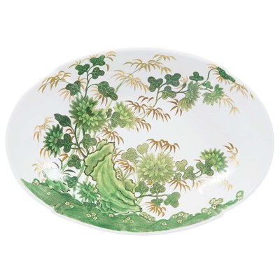 Lot 217 - Pair of Spode Bamboo Decorated Porcelain...