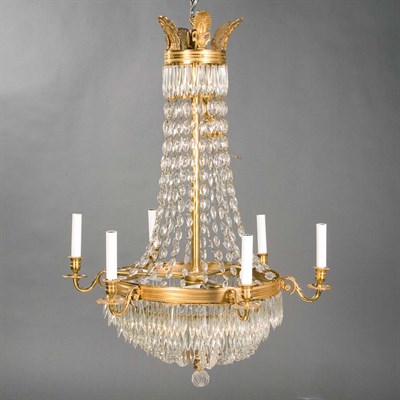 Lot 514 - Louis XVI Style Gilt-Metal and Glass...
