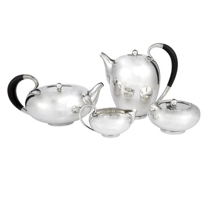 Lot 295 - Georg Jensen Sterling Silver Tea and Coffee...