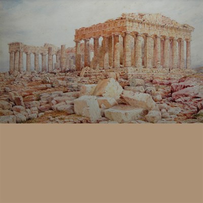 Lot 16 - 20th Century School The Parthenon Signed S H...