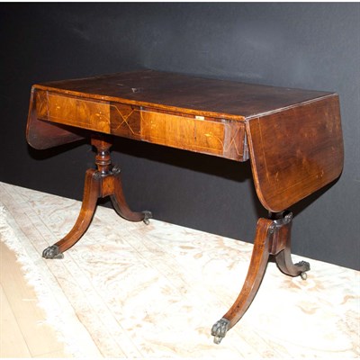 Lot 132 - Regency Inlaid Rosewood Sofa Table Circa 1810...