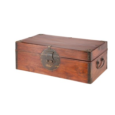 Lot 100 - Chinese Huanghuali Box 18th Century Of...