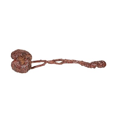 Lot 133 - Chinese Boxwood Sceptre 19th Century Carved as...