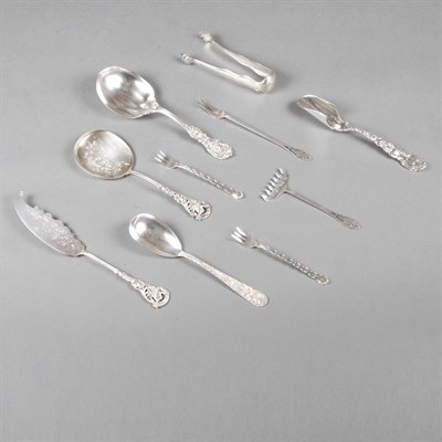 Lot 169 - Miscellaneous Group of Silver Flatware Pieces...