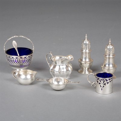 Lot 172 - Miscellaneous Group of Silver Table Articles...
