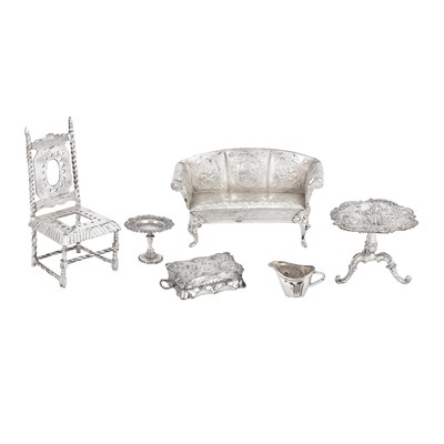 Lot 168 - Group of Continental and English Silver...