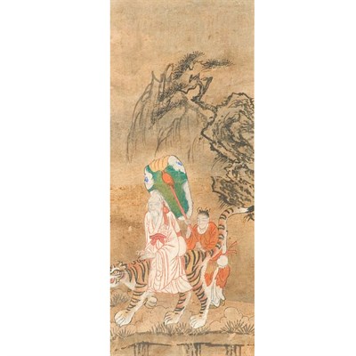 Lot 54 - Korean School Choson Dynasty Taoist immortal...