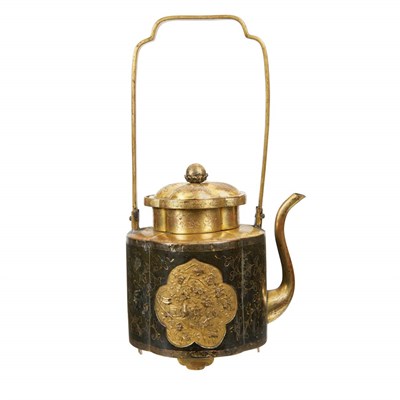 Lot 319 - Chinese Gilt-Bronze Wine Pot 17th/18th Century...