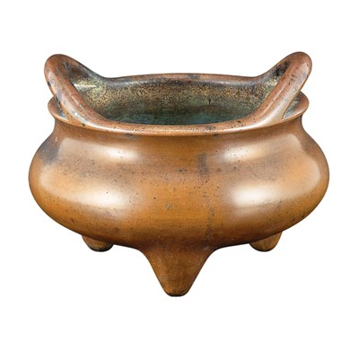 Lot 263 - Chinese Bronze Censer 18th Century Of...