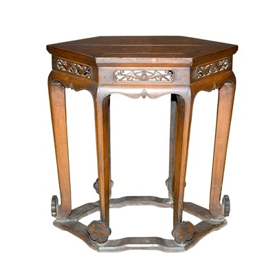 Lot 367 - Chinese Walnut Table Late 19th/20th century Of...